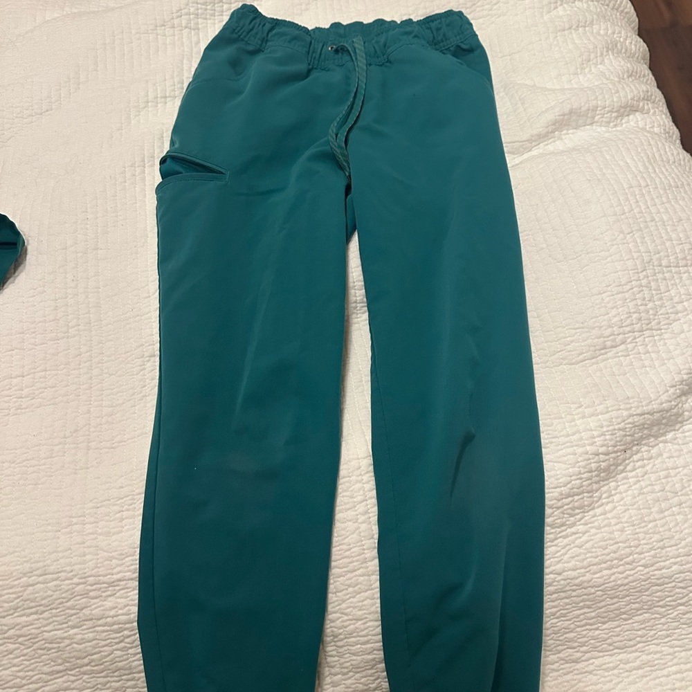 Jaanuu Jogger Scrub Pants Forest Green